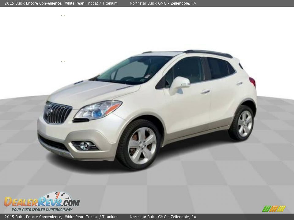 2015 Buick Encore Convenience White Pearl Tricoat / Titanium Photo #4