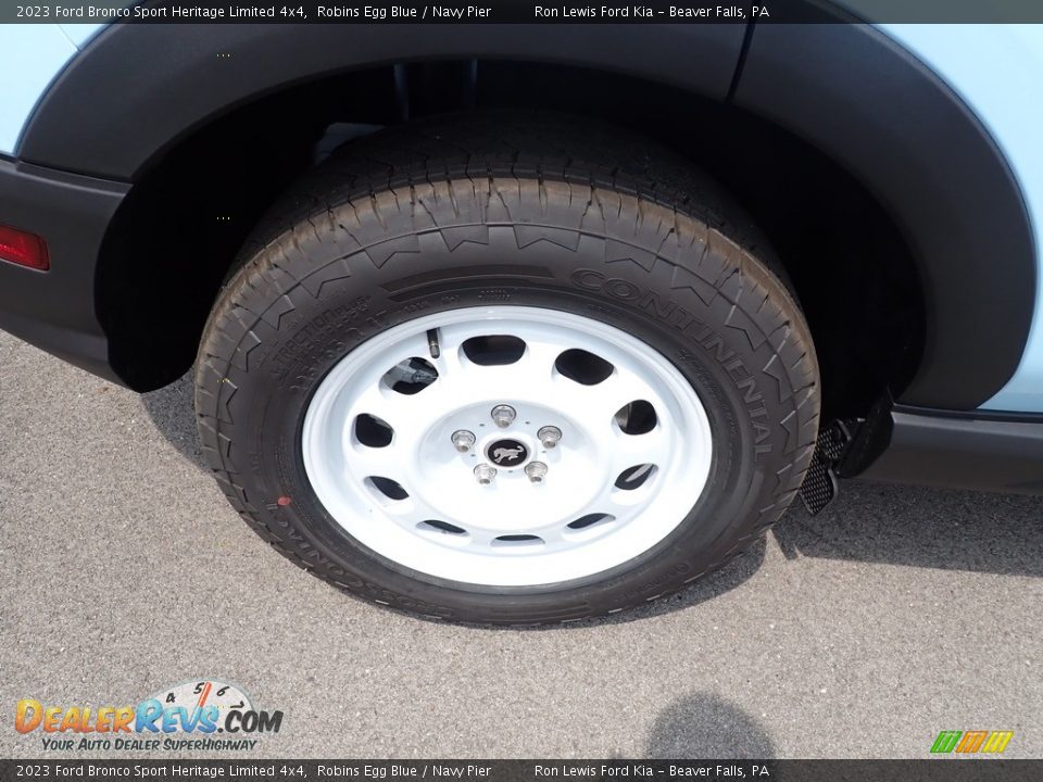 2023 Ford Bronco Sport Heritage Limited 4x4 Robins Egg Blue / Navy Pier Photo #9