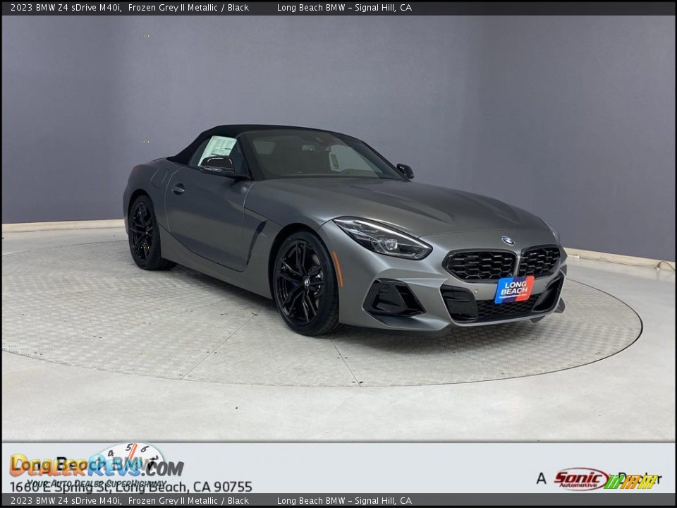 2023 BMW Z4 sDrive M40i Frozen Grey II Metallic / Black Photo #1