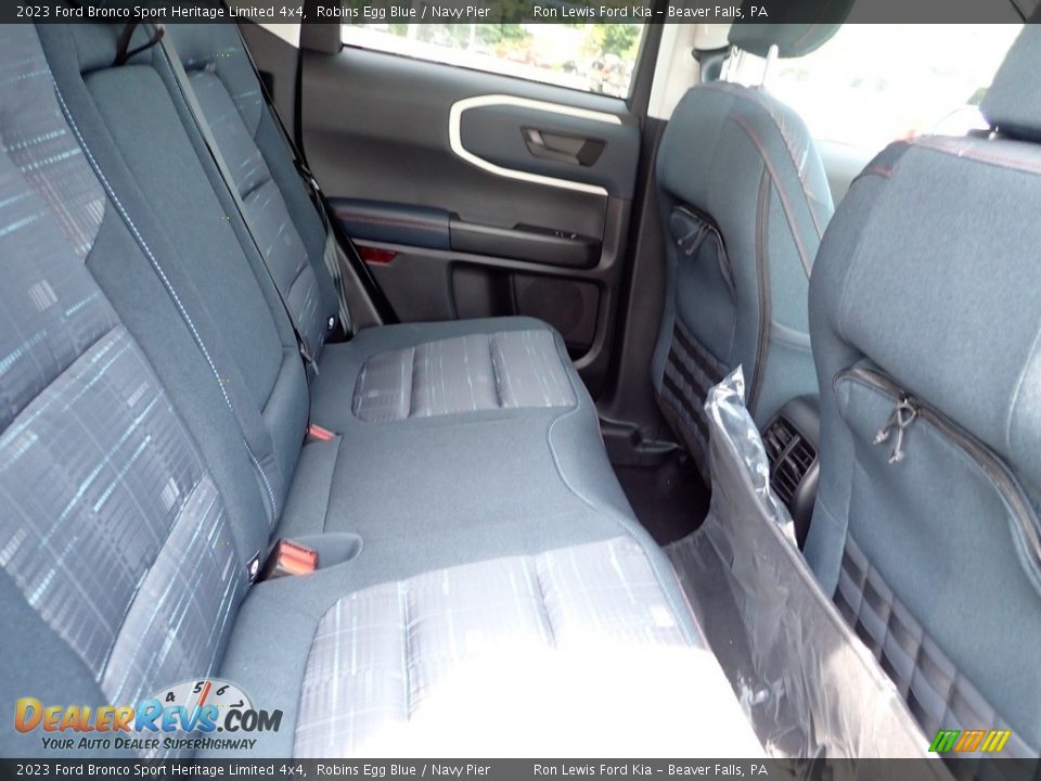 2023 Ford Bronco Sport Heritage Limited 4x4 Robins Egg Blue / Navy Pier Photo #10