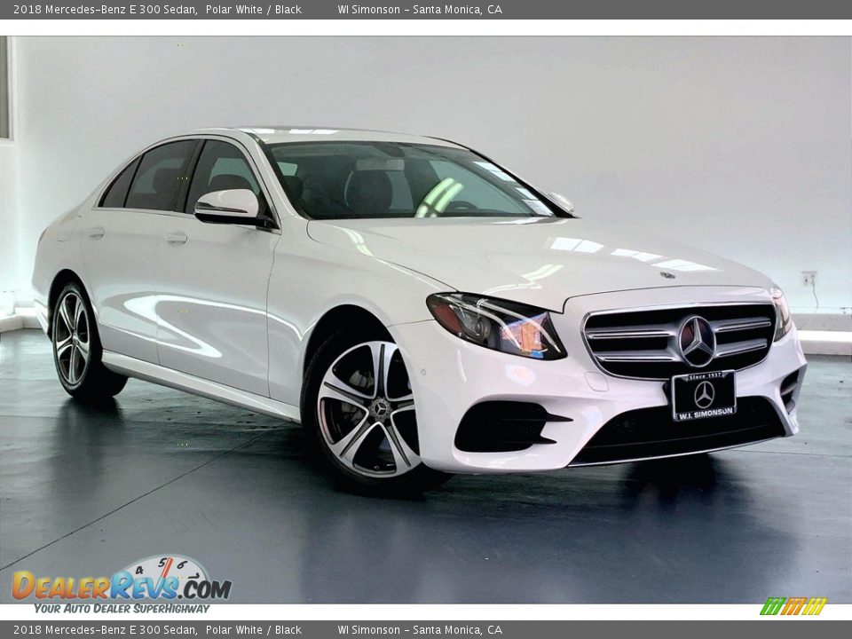 2018 Mercedes-Benz E 300 Sedan Polar White / Black Photo #34