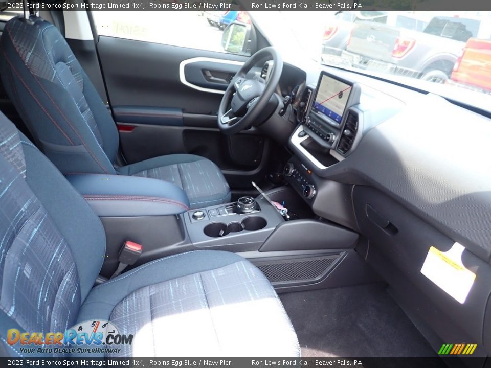 2023 Ford Bronco Sport Heritage Limited 4x4 Robins Egg Blue / Navy Pier Photo #11