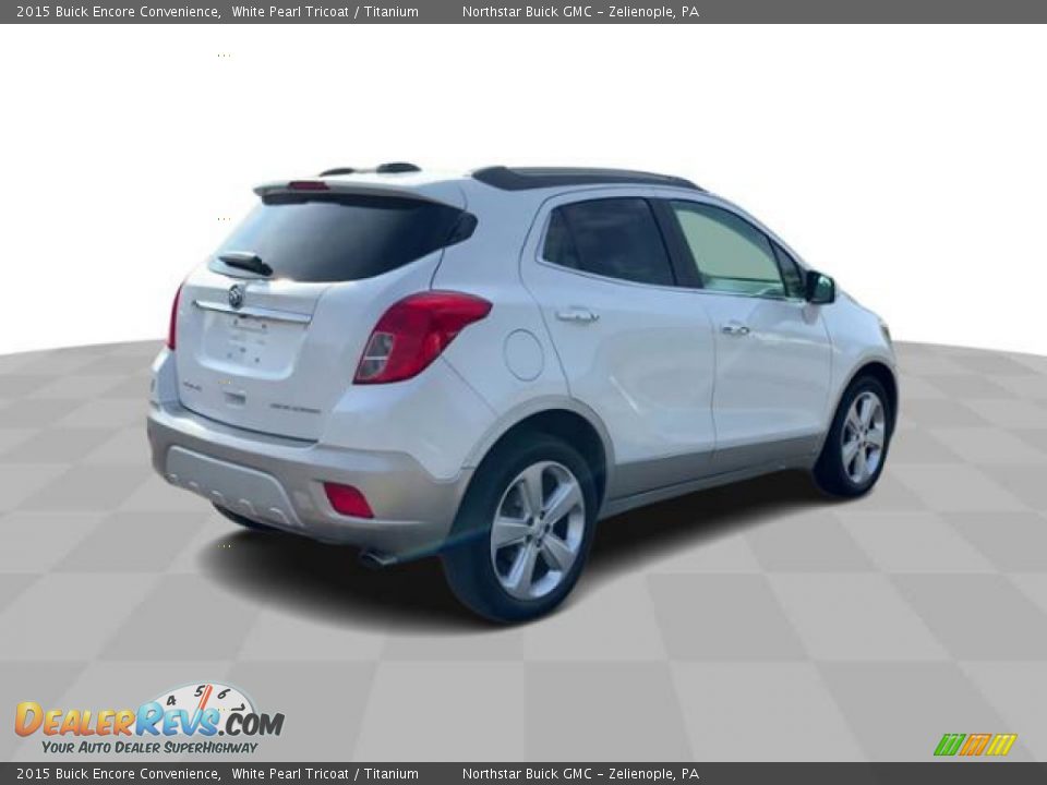 2015 Buick Encore Convenience White Pearl Tricoat / Titanium Photo #8