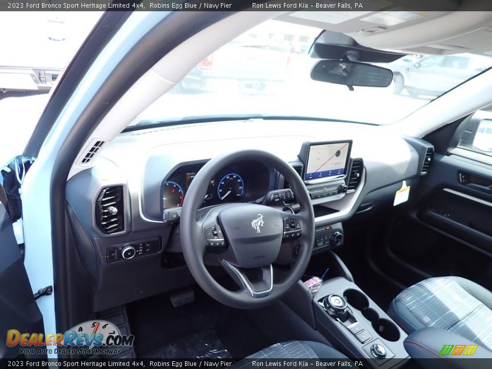 2023 Ford Bronco Sport Heritage Limited 4x4 Robins Egg Blue / Navy Pier Photo #13