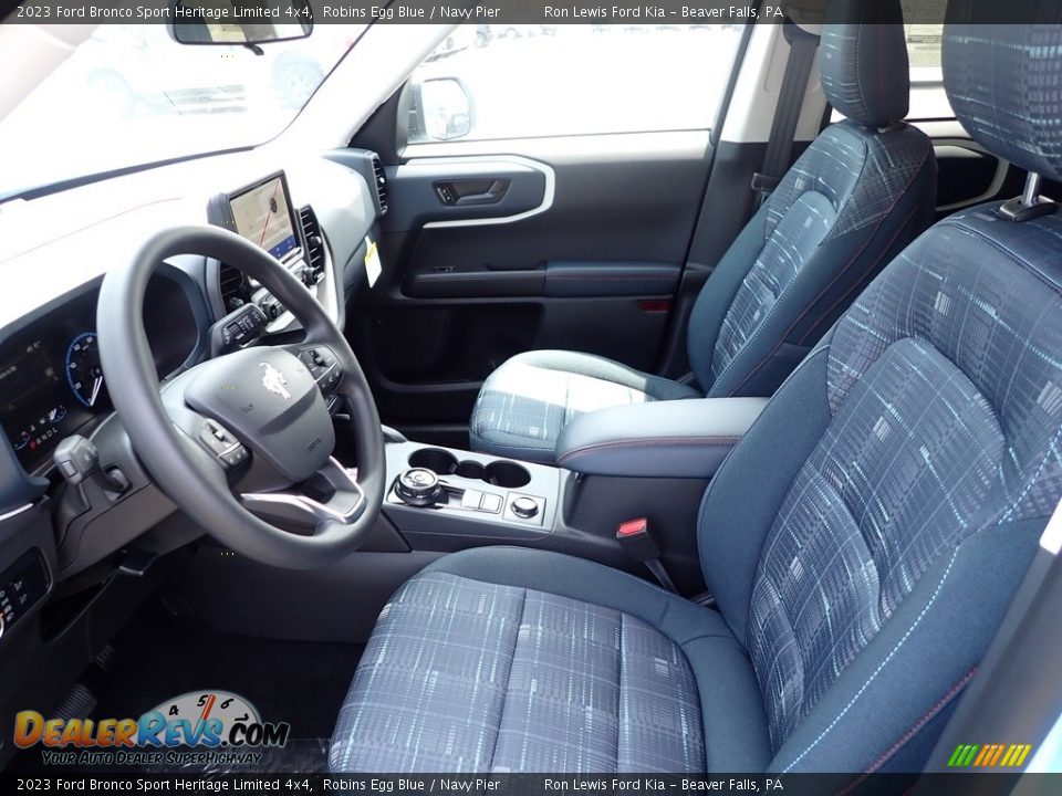Front Seat of 2023 Ford Bronco Sport Heritage Limited 4x4 Photo #14
