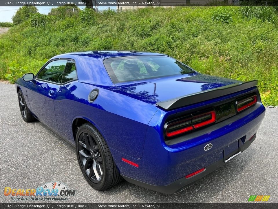 2022 Dodge Challenger R/T Indigo Blue / Black Photo #8