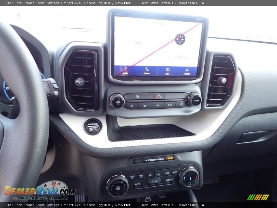 2023 Ford Bronco Sport Heritage Limited 4x4 Robins Egg Blue / Navy Pier Photo #17
