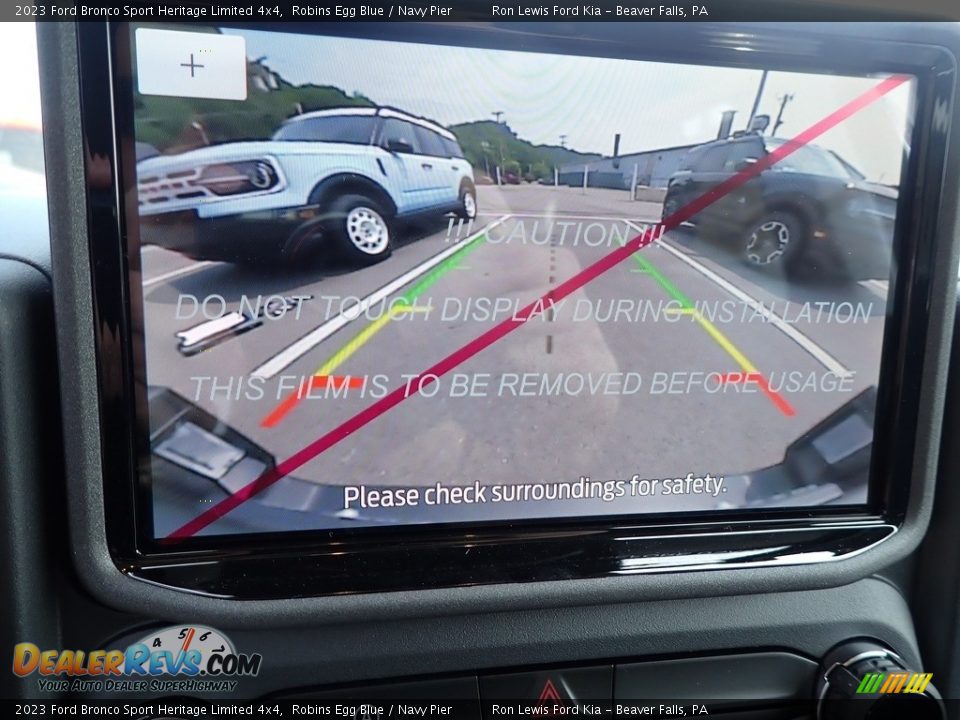 2023 Ford Bronco Sport Heritage Limited 4x4 Robins Egg Blue / Navy Pier Photo #18