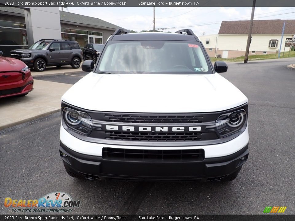 2023 Ford Bronco Sport Badlands 4x4 Oxford White / Ebony/Roast Photo #8