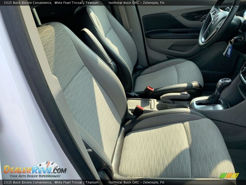 2015 Buick Encore Convenience White Pearl Tricoat / Titanium Photo #25