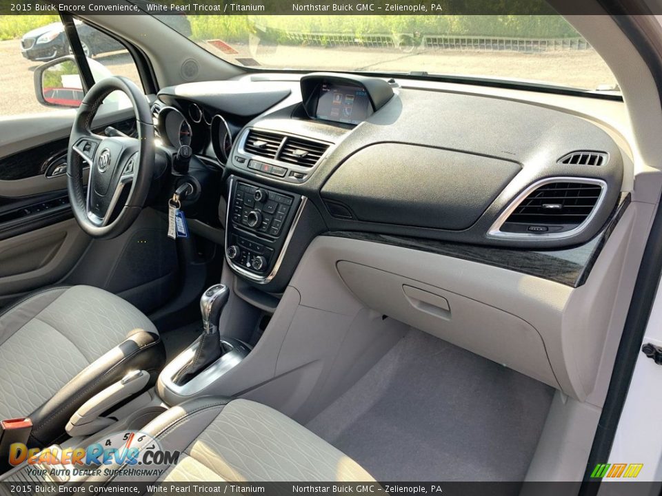 2015 Buick Encore Convenience White Pearl Tricoat / Titanium Photo #26