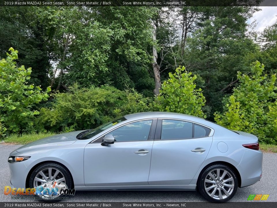 Sonic Silver Metallic 2019 Mazda MAZDA3 Select Sedan Photo #1