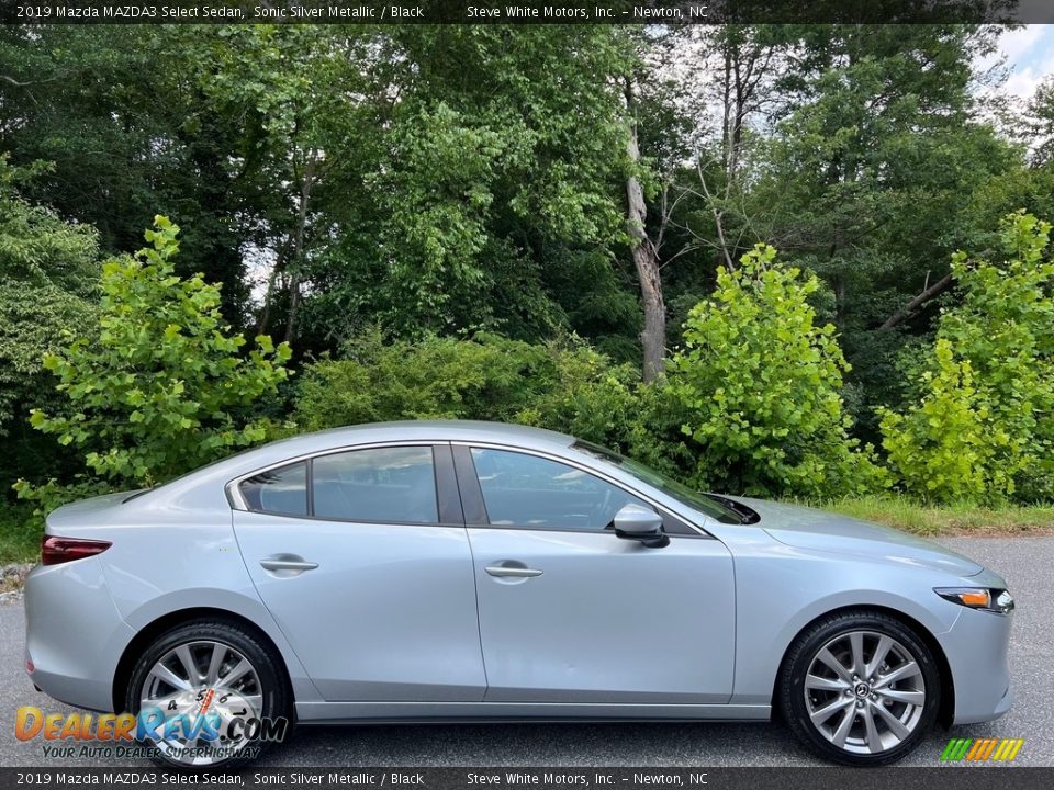 Sonic Silver Metallic 2019 Mazda MAZDA3 Select Sedan Photo #6