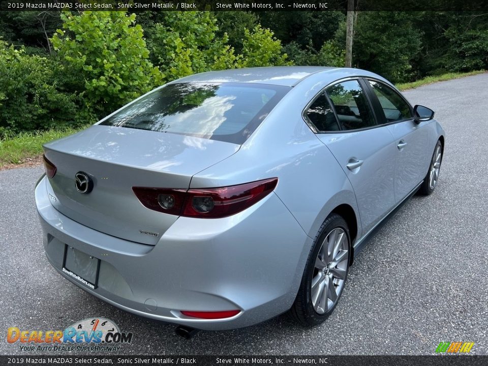 2019 Mazda MAZDA3 Select Sedan Sonic Silver Metallic / Black Photo #8