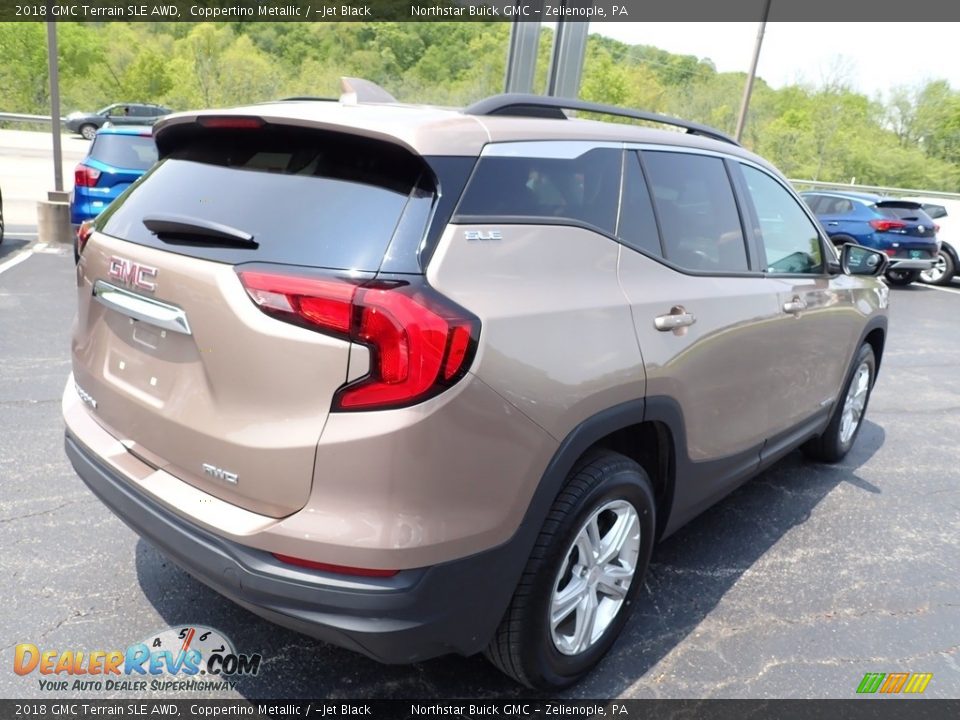 2018 GMC Terrain SLE AWD Coppertino Metallic / ­Jet Black Photo #6