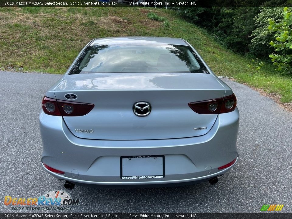 2019 Mazda MAZDA3 Select Sedan Sonic Silver Metallic / Black Photo #9