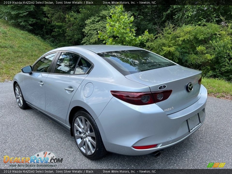 Sonic Silver Metallic 2019 Mazda MAZDA3 Select Sedan Photo #10