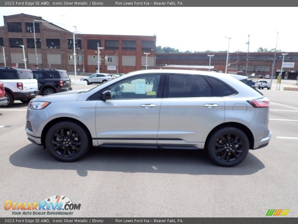 Iconic Silver Metallic 2023 Ford Edge SE AWD Photo #5