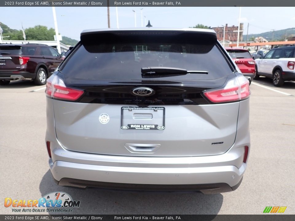 2023 Ford Edge SE AWD Iconic Silver Metallic / Ebony Photo #7