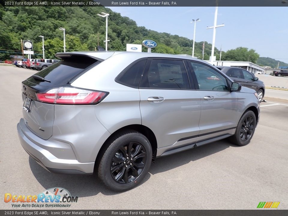 2023 Ford Edge SE AWD Iconic Silver Metallic / Ebony Photo #8