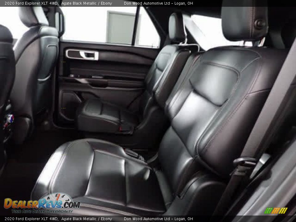 2020 Ford Explorer XLT 4WD Agate Black Metallic / Ebony Photo #23