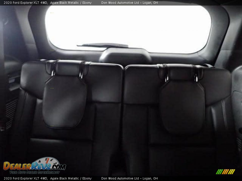 2020 Ford Explorer XLT 4WD Agate Black Metallic / Ebony Photo #24