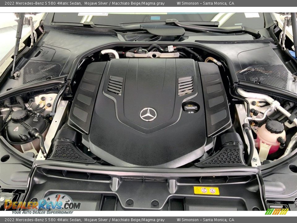 2022 Mercedes-Benz S 580 4Matic Sedan 4.0 Liter DI biturbo DOHC 32-Valve VVT V8 Engine Photo #9