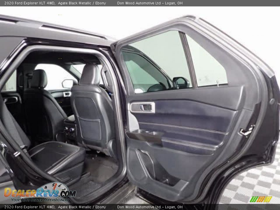 2020 Ford Explorer XLT 4WD Agate Black Metallic / Ebony Photo #29