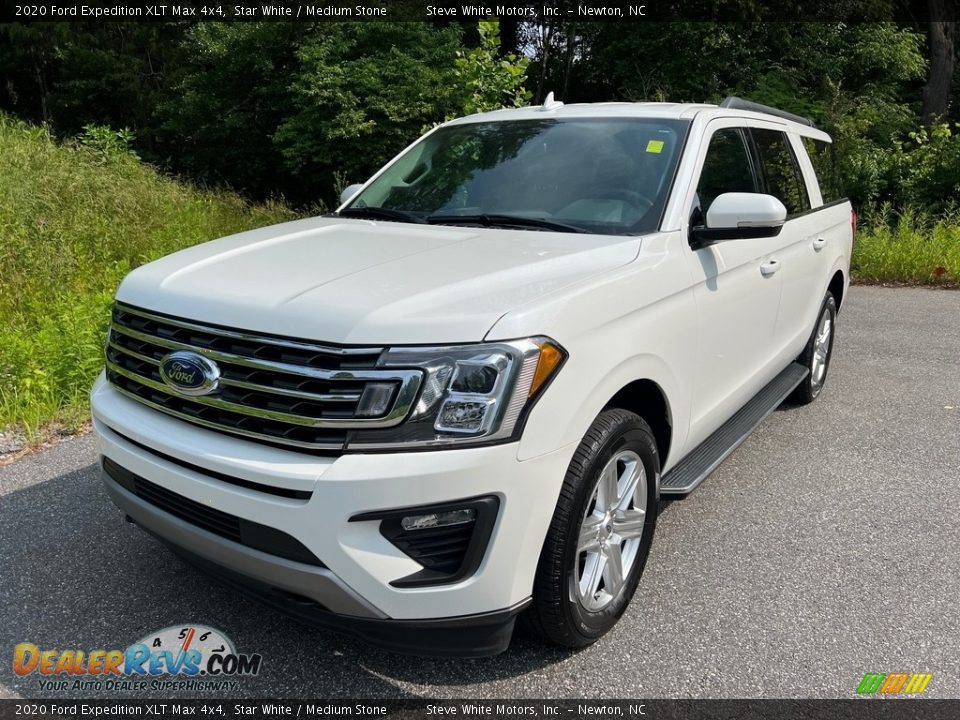 2020 Ford Expedition XLT Max 4x4 Star White / Medium Stone Photo #2