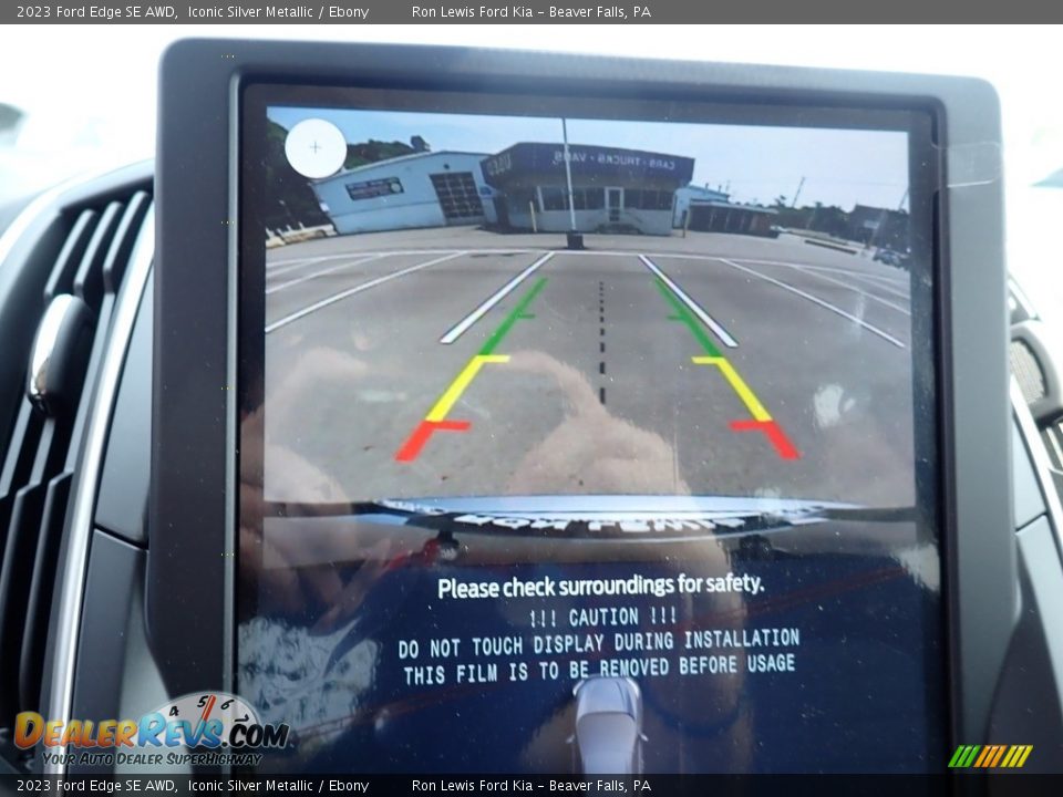 2023 Ford Edge SE AWD Iconic Silver Metallic / Ebony Photo #19