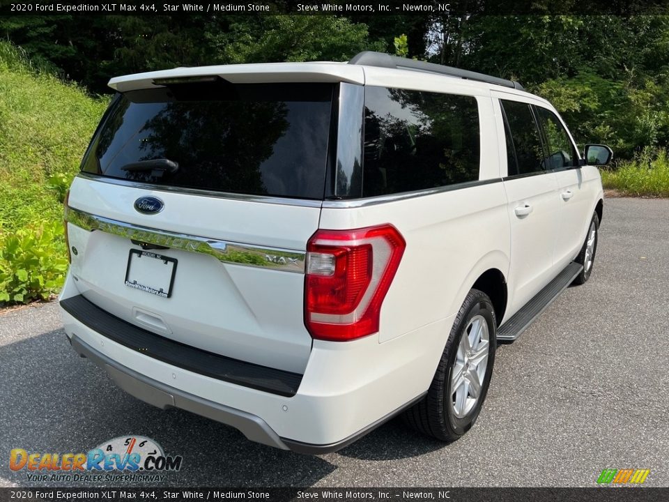 2020 Ford Expedition XLT Max 4x4 Star White / Medium Stone Photo #6