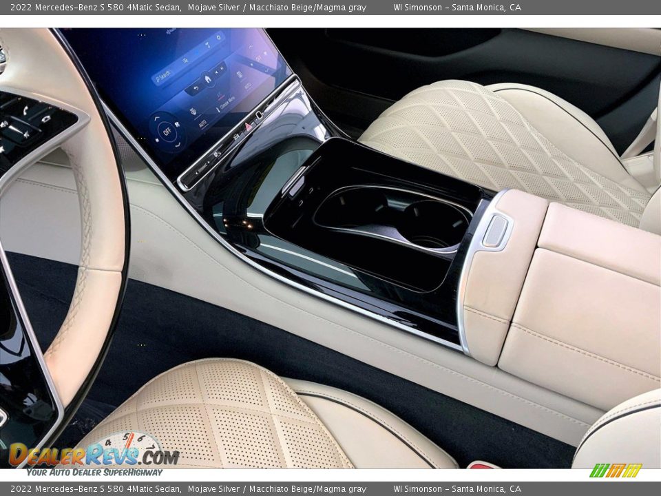 2022 Mercedes-Benz S 580 4Matic Sedan Mojave Silver / Macchiato Beige/Magma gray Photo #17