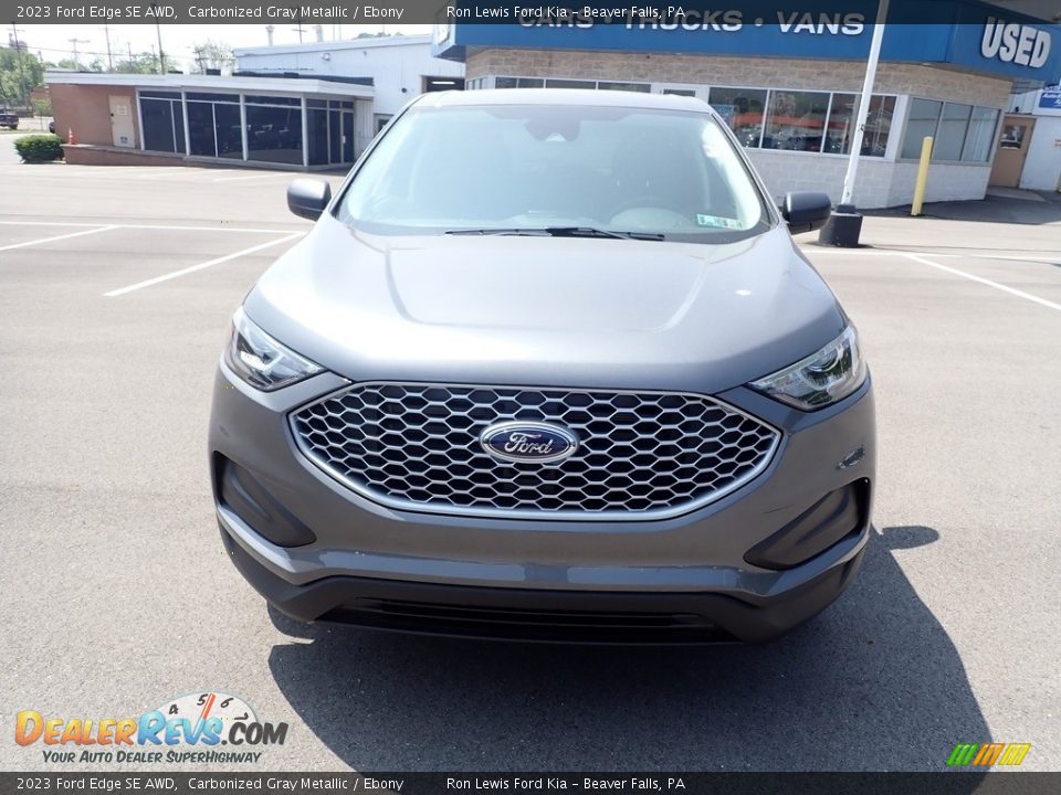 2023 Ford Edge SE AWD Carbonized Gray Metallic / Ebony Photo #3