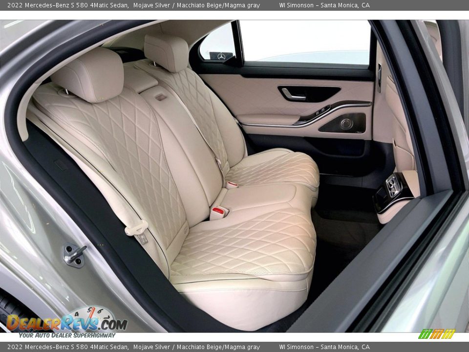 Rear Seat of 2022 Mercedes-Benz S 580 4Matic Sedan Photo #19