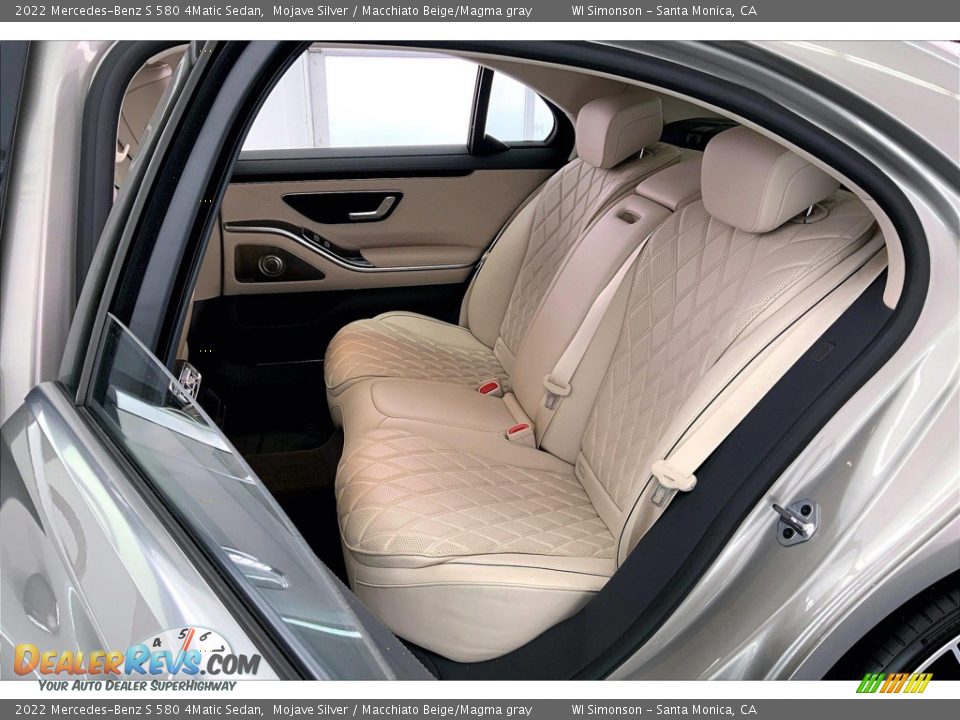 Rear Seat of 2022 Mercedes-Benz S 580 4Matic Sedan Photo #20