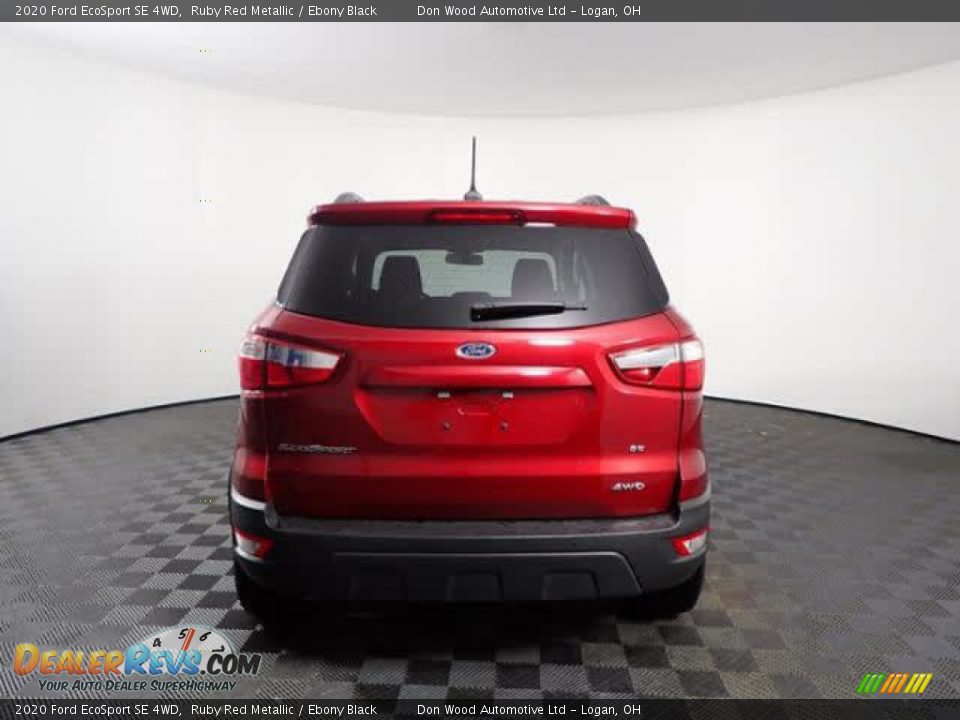 2020 Ford EcoSport SE 4WD Ruby Red Metallic / Ebony Black Photo #8