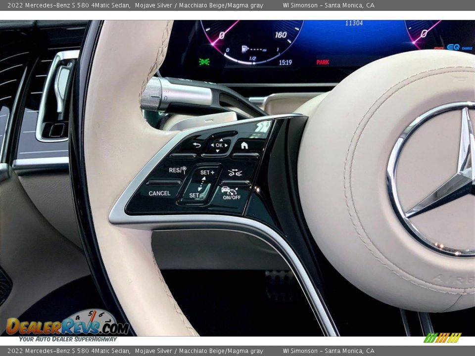 2022 Mercedes-Benz S 580 4Matic Sedan Steering Wheel Photo #21