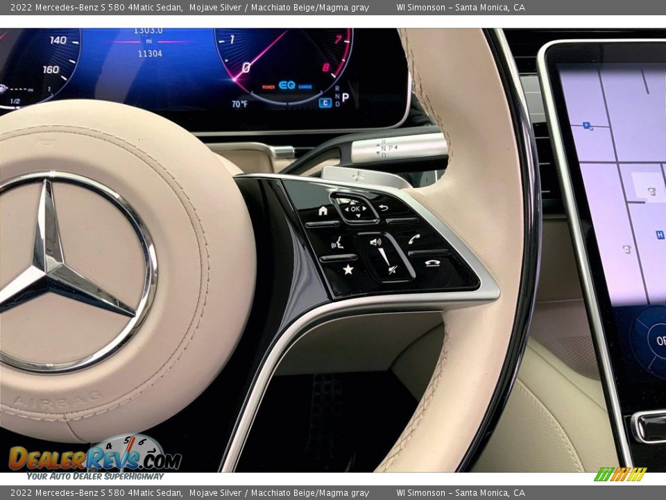 2022 Mercedes-Benz S 580 4Matic Sedan Steering Wheel Photo #22