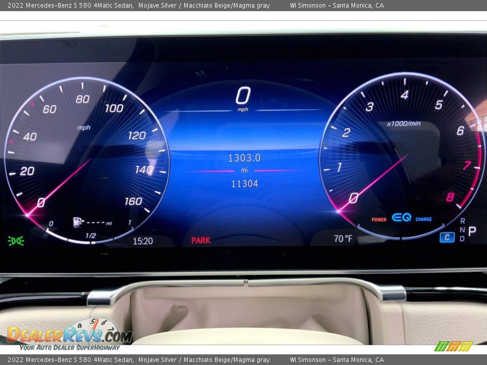 2022 Mercedes-Benz S 580 4Matic Sedan Gauges Photo #23