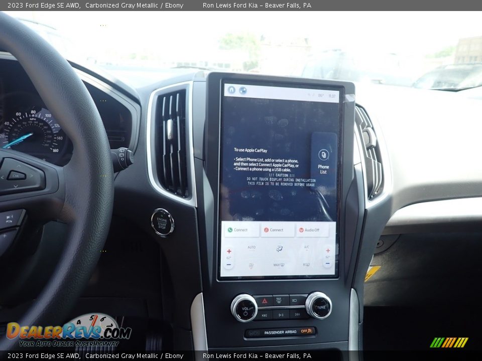 2023 Ford Edge SE AWD Carbonized Gray Metallic / Ebony Photo #16