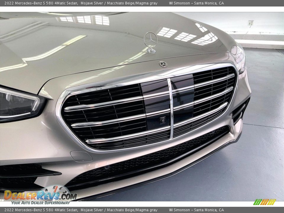 2022 Mercedes-Benz S 580 4Matic Sedan Mojave Silver / Macchiato Beige/Magma gray Photo #30