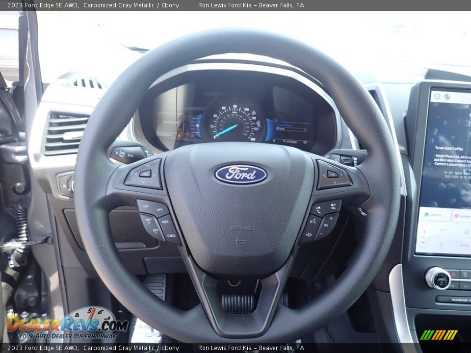 2023 Ford Edge SE AWD Carbonized Gray Metallic / Ebony Photo #19