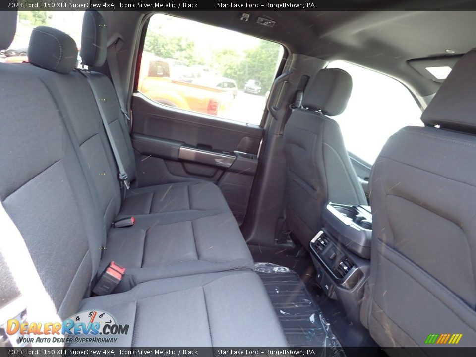Rear Seat of 2023 Ford F150 XLT SuperCrew 4x4 Photo #9
