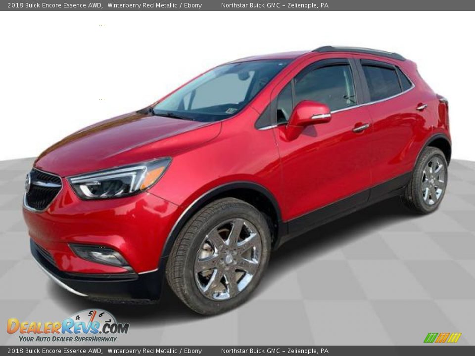 2018 Buick Encore Essence AWD Winterberry Red Metallic / Ebony Photo #1