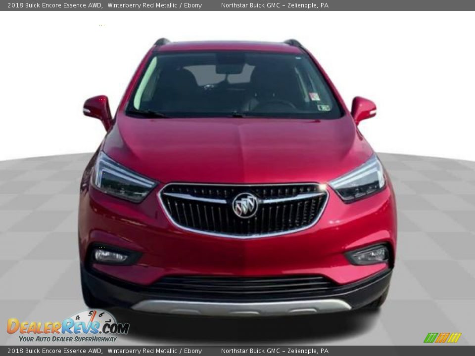 2018 Buick Encore Essence AWD Winterberry Red Metallic / Ebony Photo #3