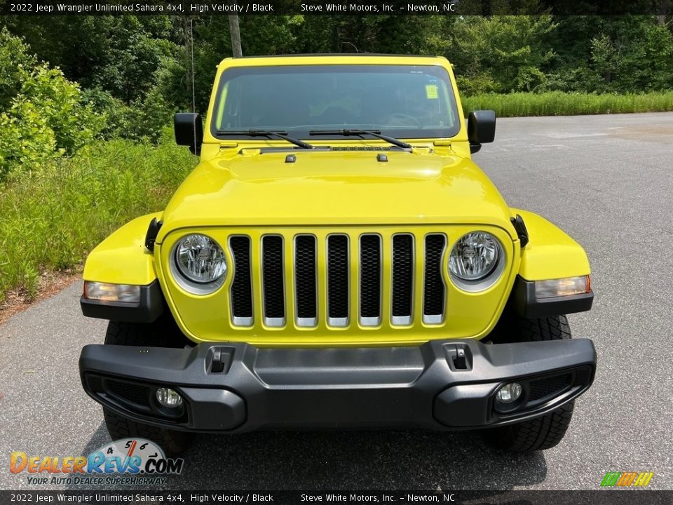 2022 Jeep Wrangler Unlimited Sahara 4x4 High Velocity / Black Photo #3