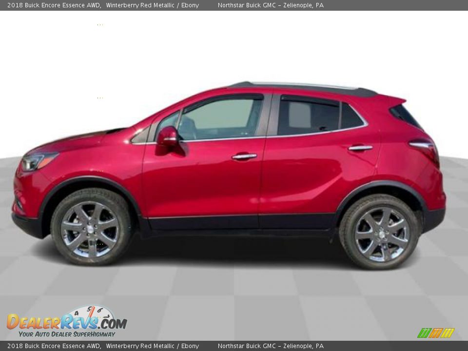 2018 Buick Encore Essence AWD Winterberry Red Metallic / Ebony Photo #5