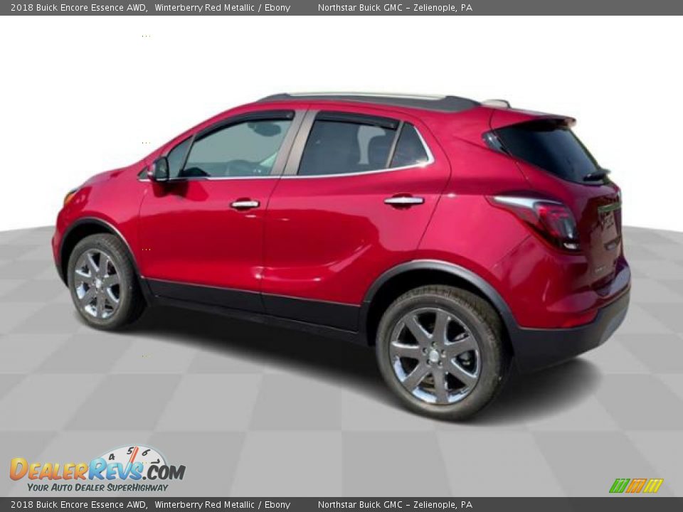 2018 Buick Encore Essence AWD Winterberry Red Metallic / Ebony Photo #6