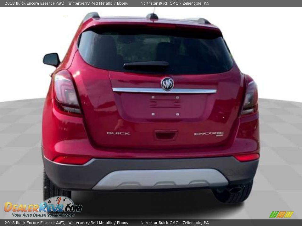 2018 Buick Encore Essence AWD Winterberry Red Metallic / Ebony Photo #7