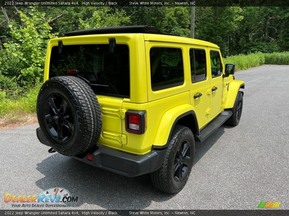 2022 Jeep Wrangler Unlimited Sahara 4x4 High Velocity / Black Photo #6